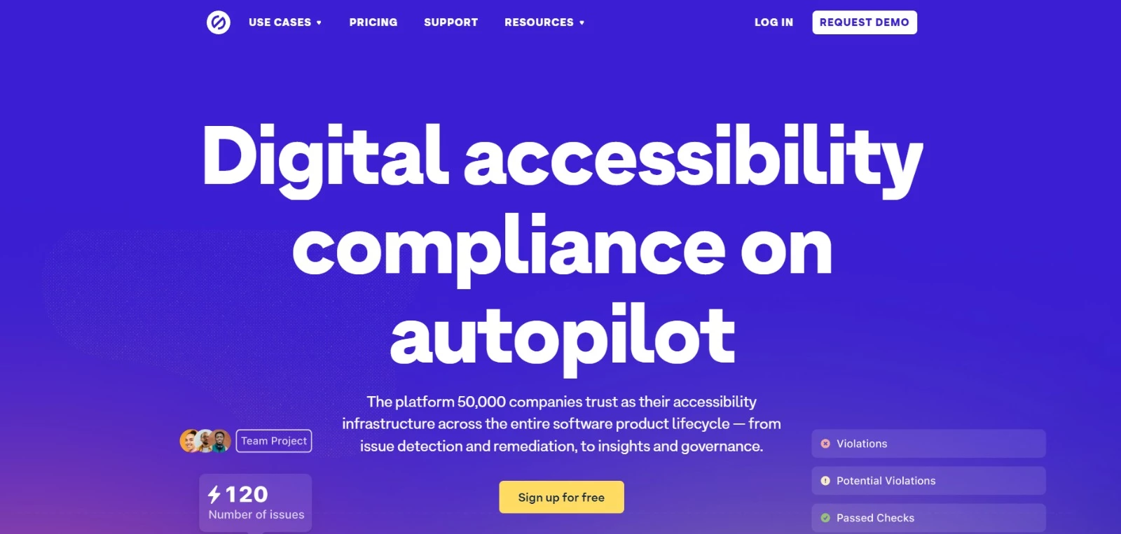 Stark homepage
