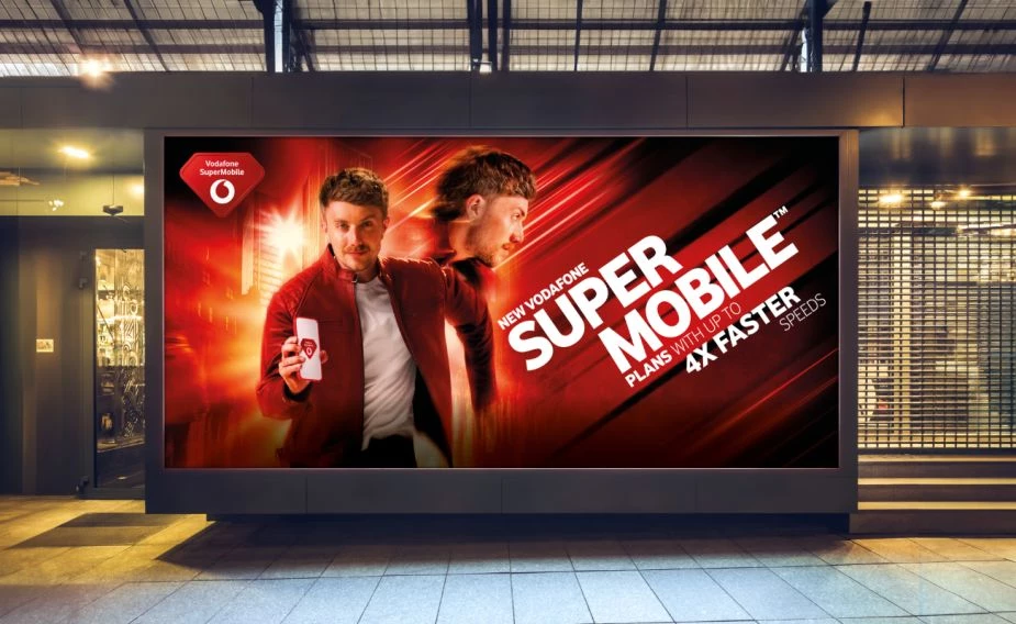 Vodafone's OOH efforts for Supermobile | Source: Vodafone