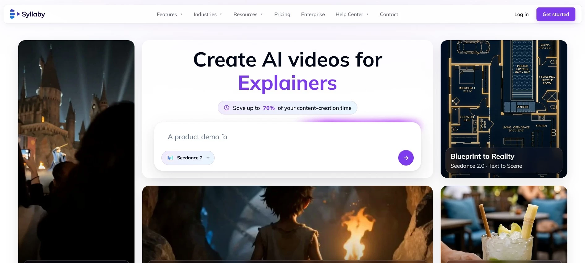 Syllaby AI Digital Marketing Tool Syllaby Homepage