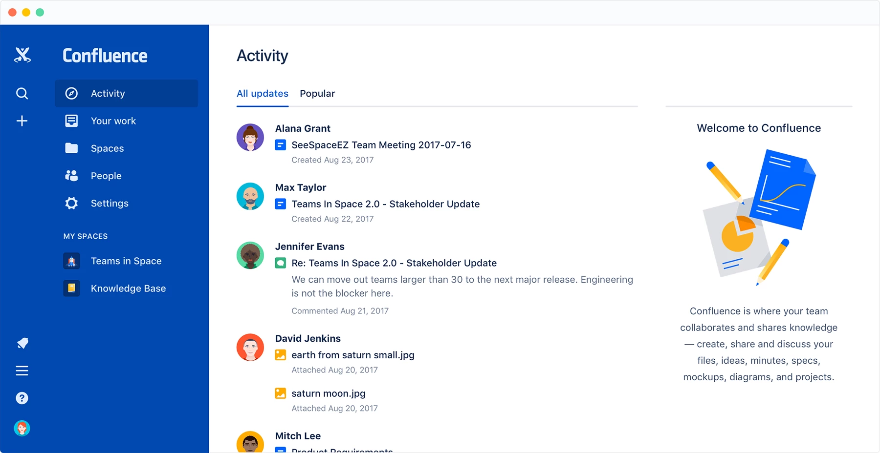 Confluence Cloud user interface screenshot.