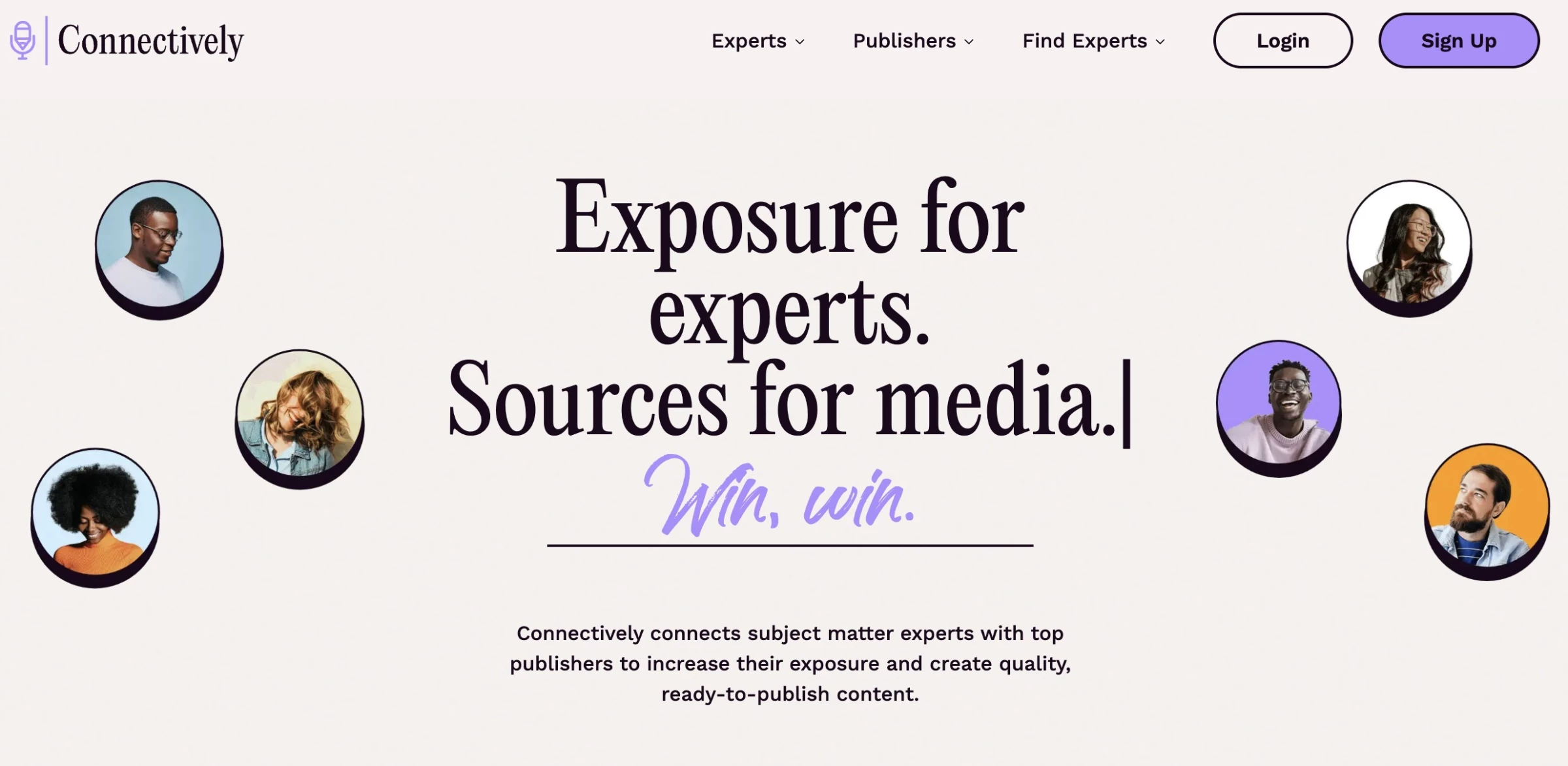 Connectively homepage