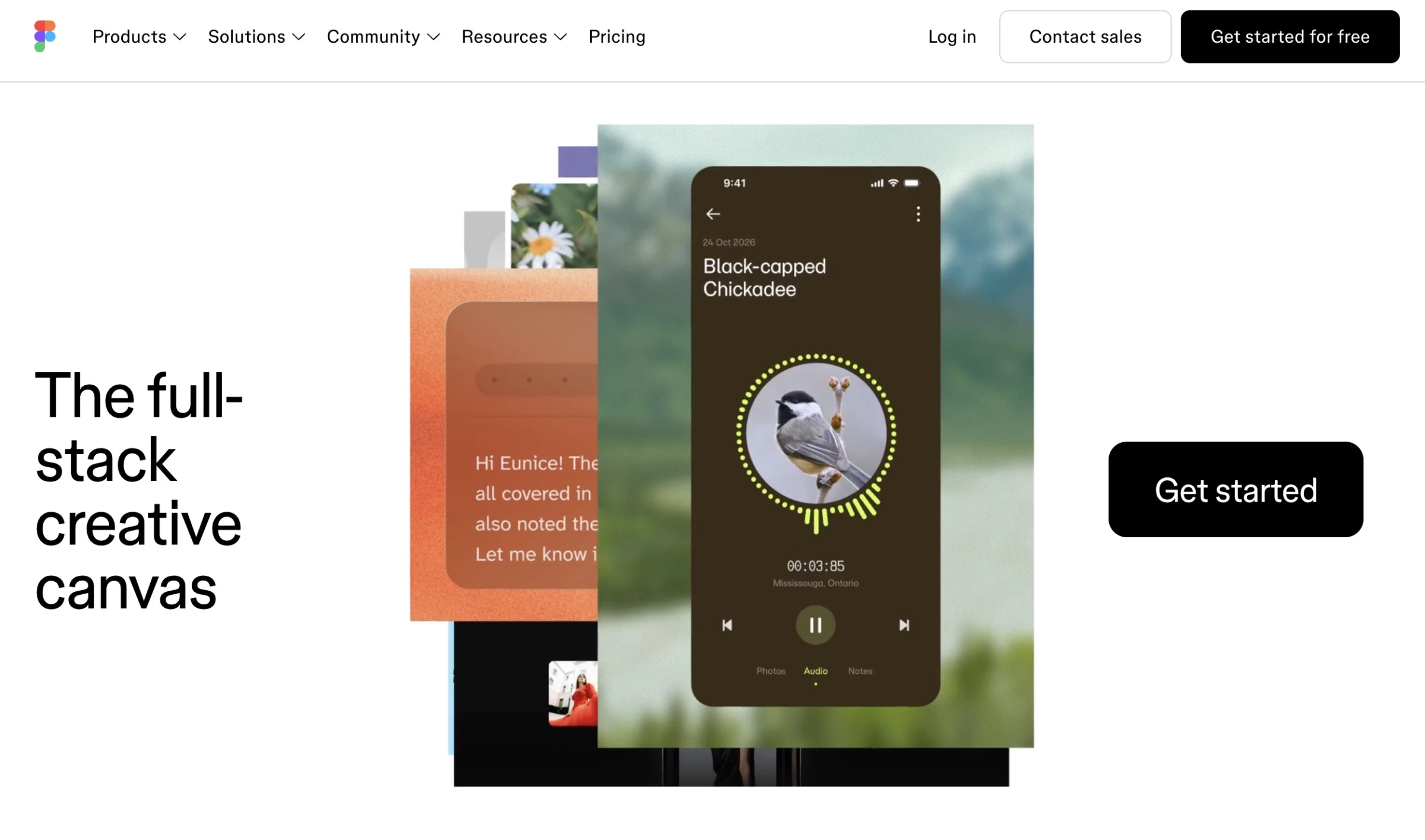 Figma homepage