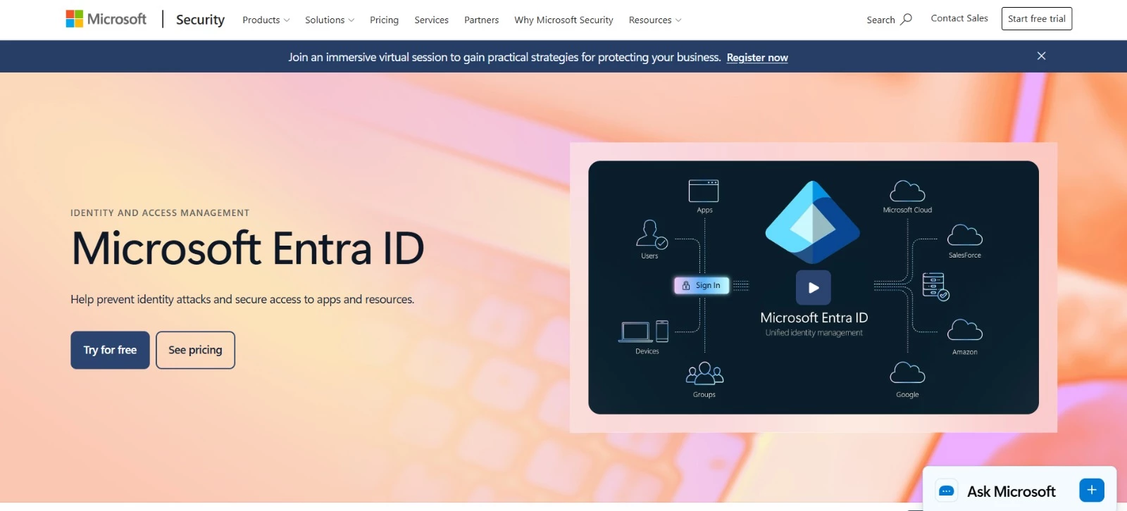 microsoft entra ID IAM tools homepage microsoft entra ID IAM tools homepage