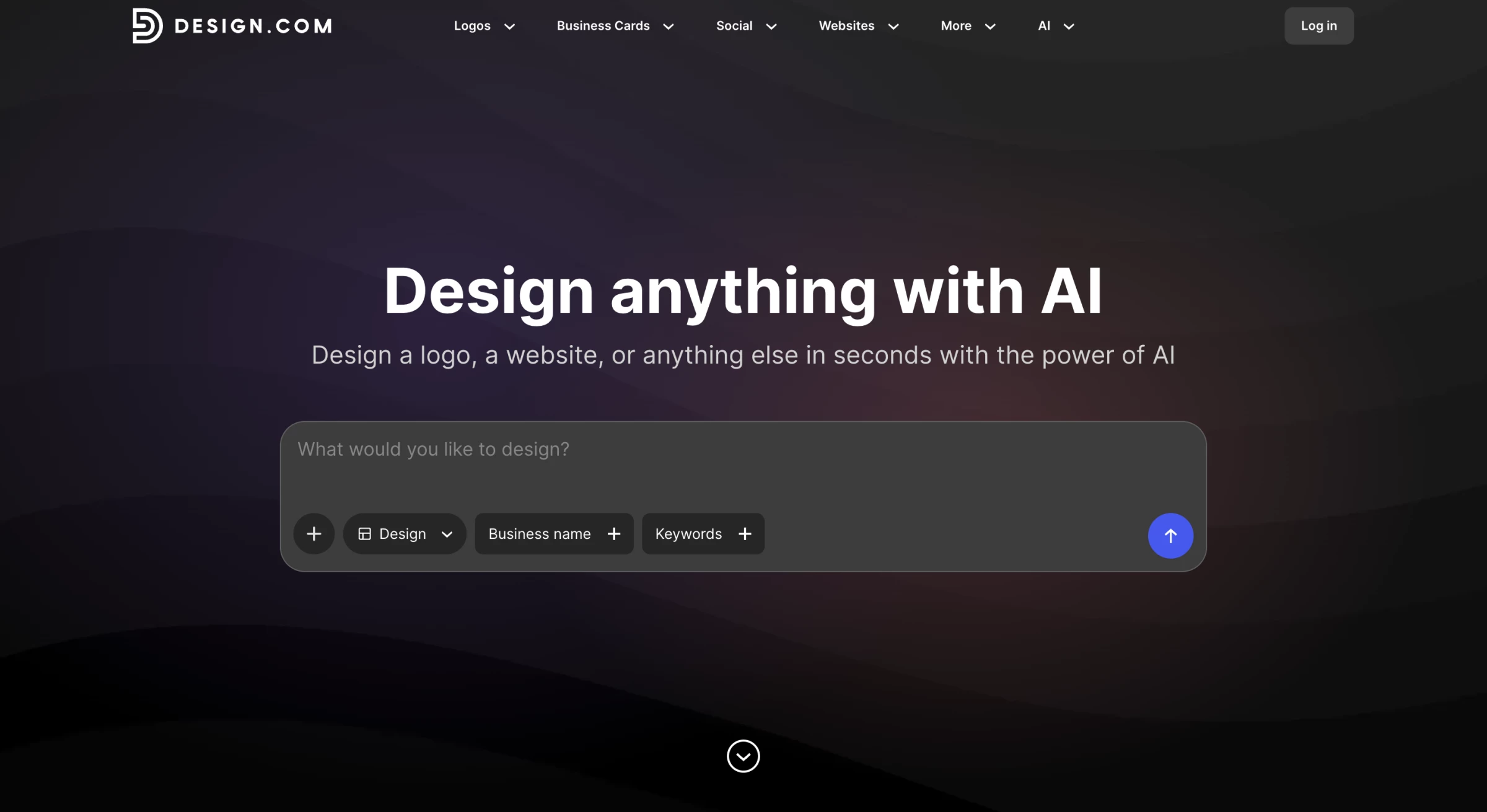 Design.com website hero