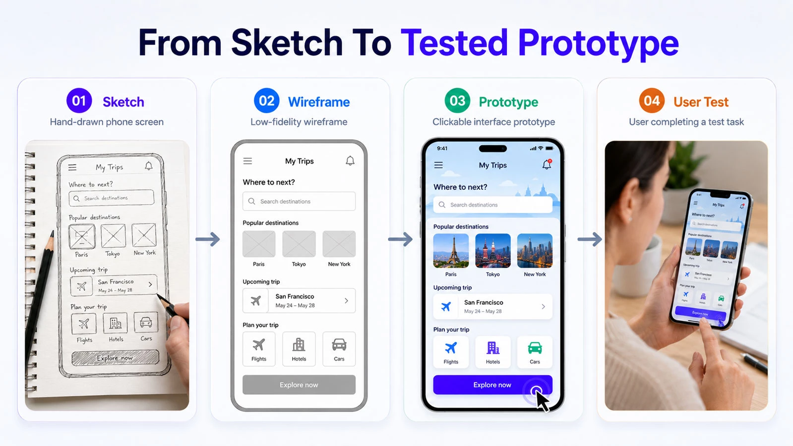 How to go from sketch to prototype