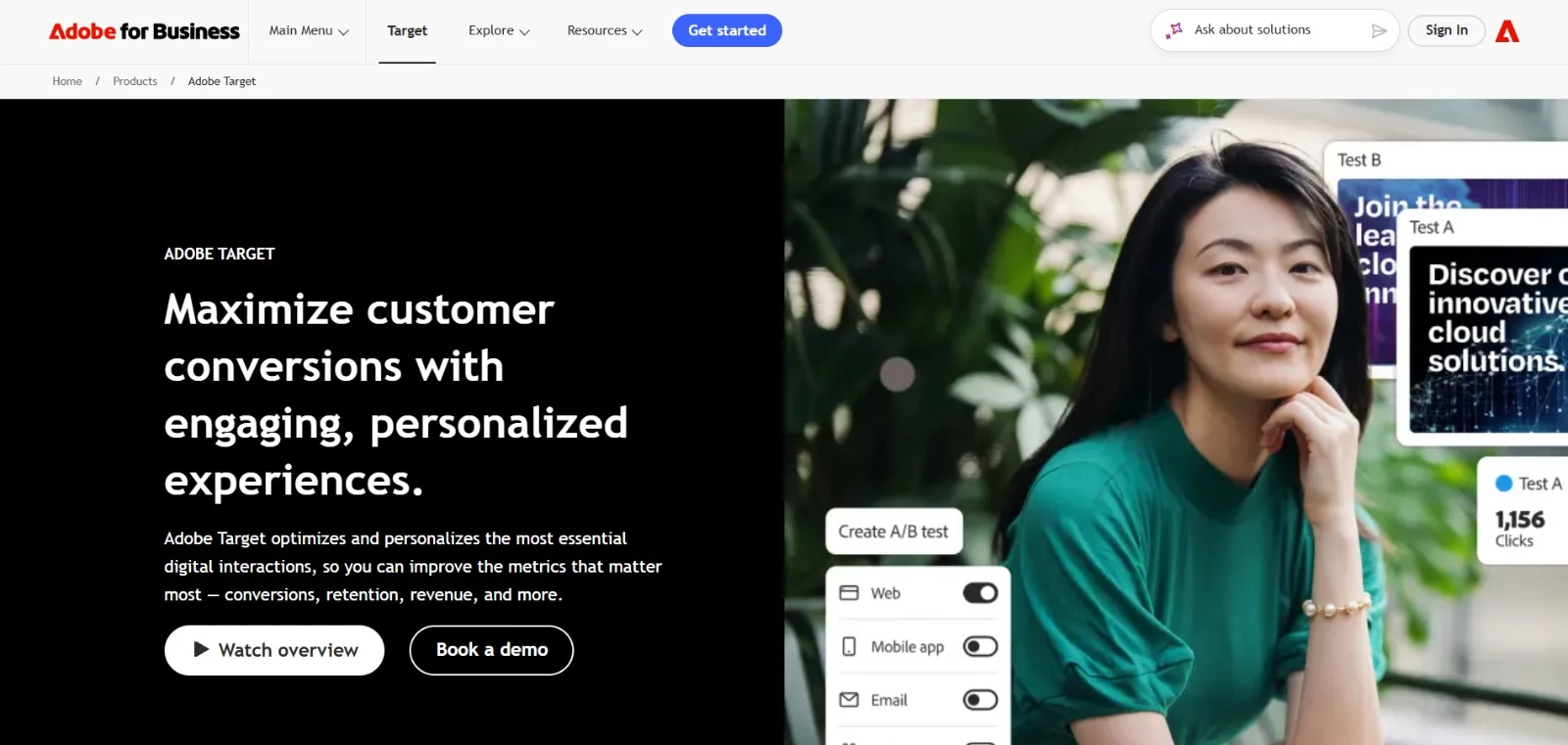 adobe target ab testing tool homepage adobe target ab testing tool homepage