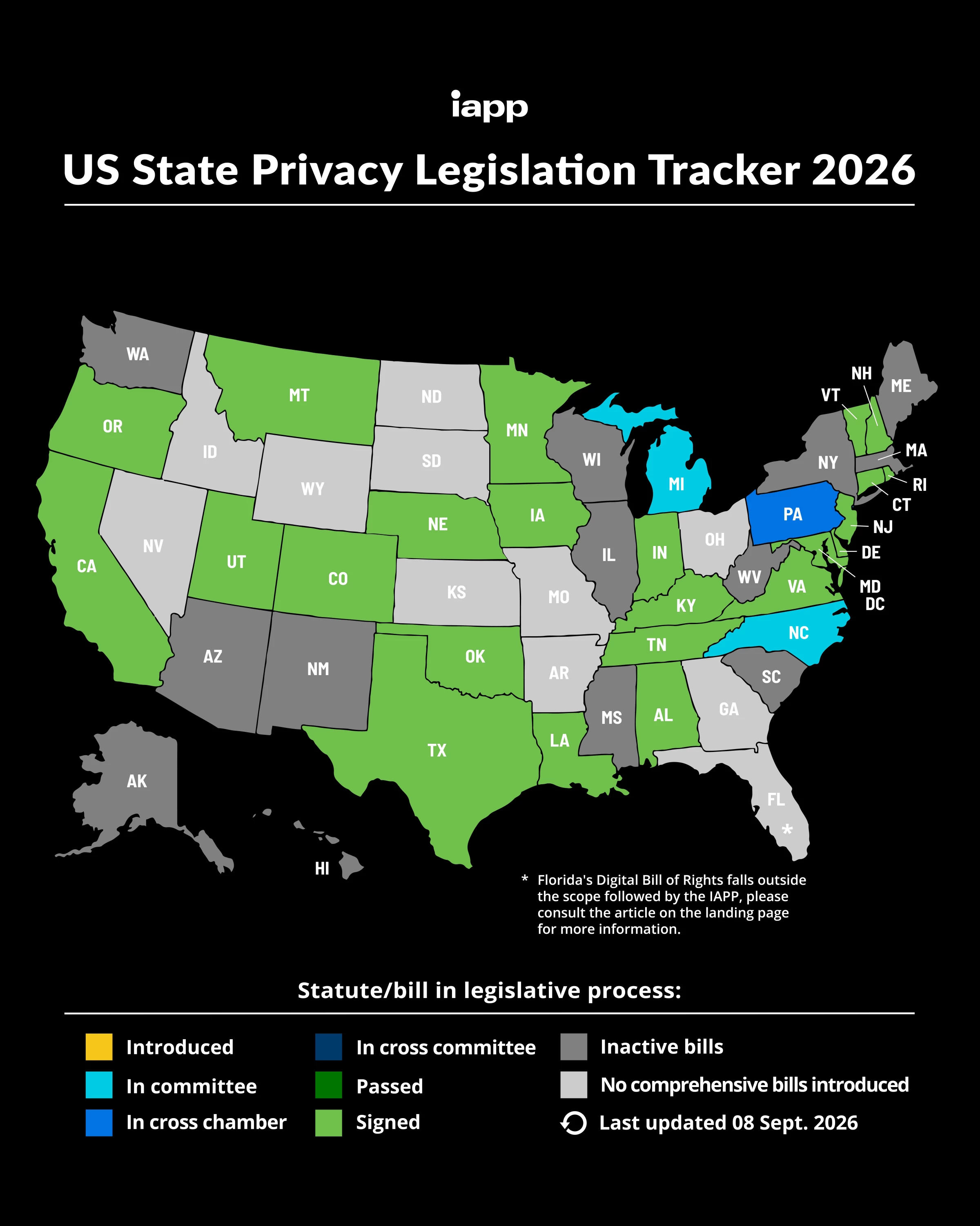 US State Privacy Legislation Tracker US State Privacy Legislation Tracker