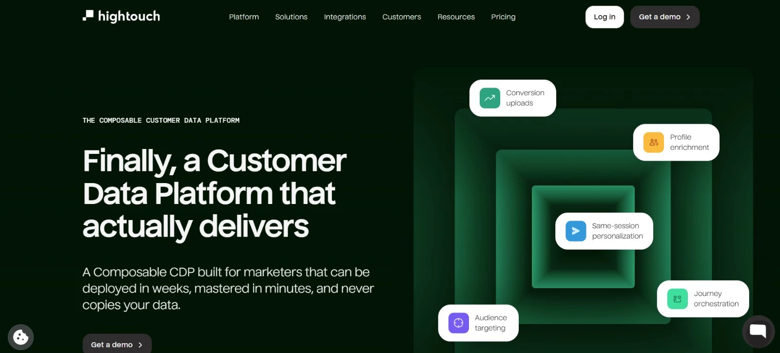 Hightouch cdp homepage Hightouch cdp homepage