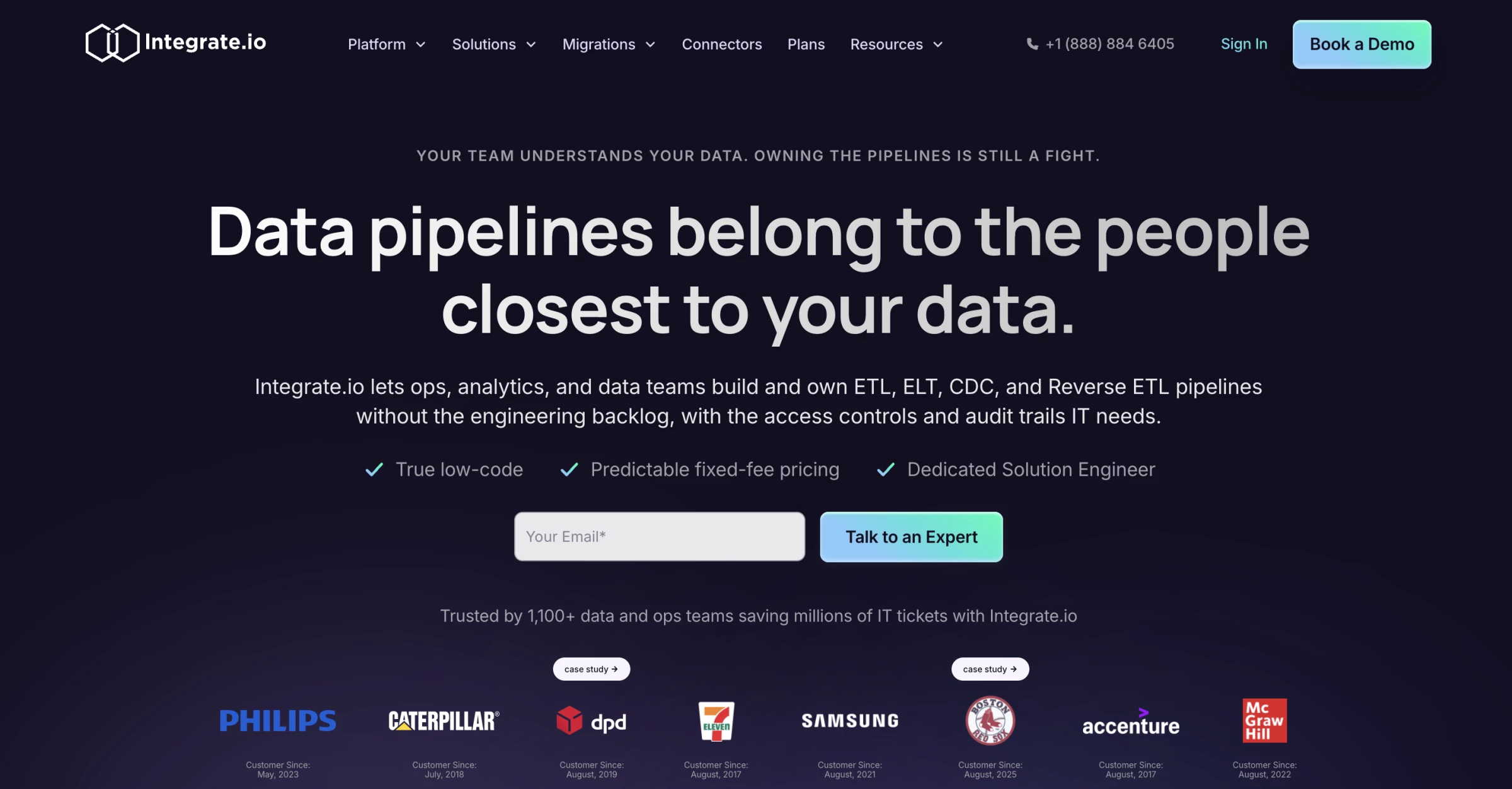 Integrate.io website hero Integrate.io website hero