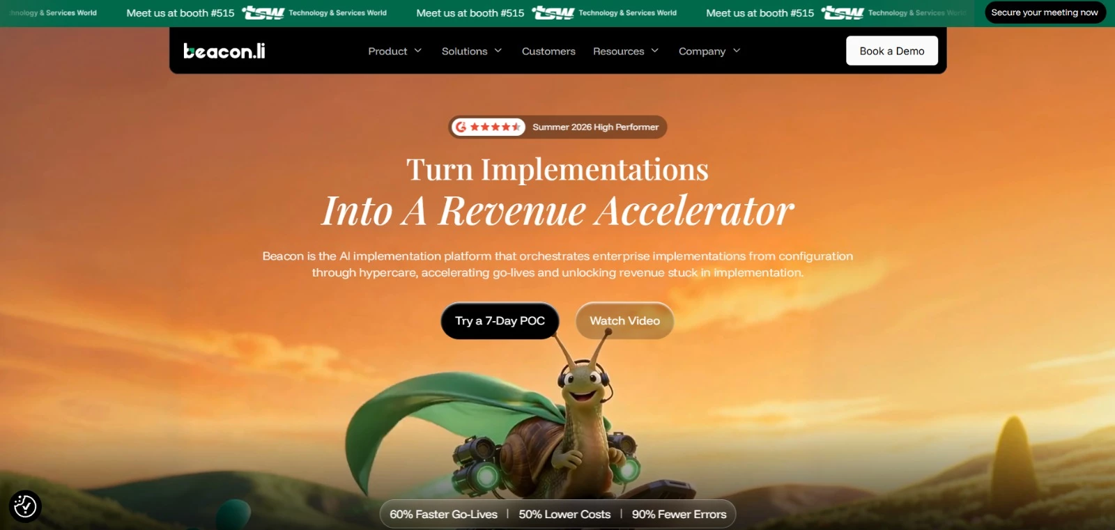 Beacon.li AI productivity tool homepage Beacon.li AI productivity tool homepage