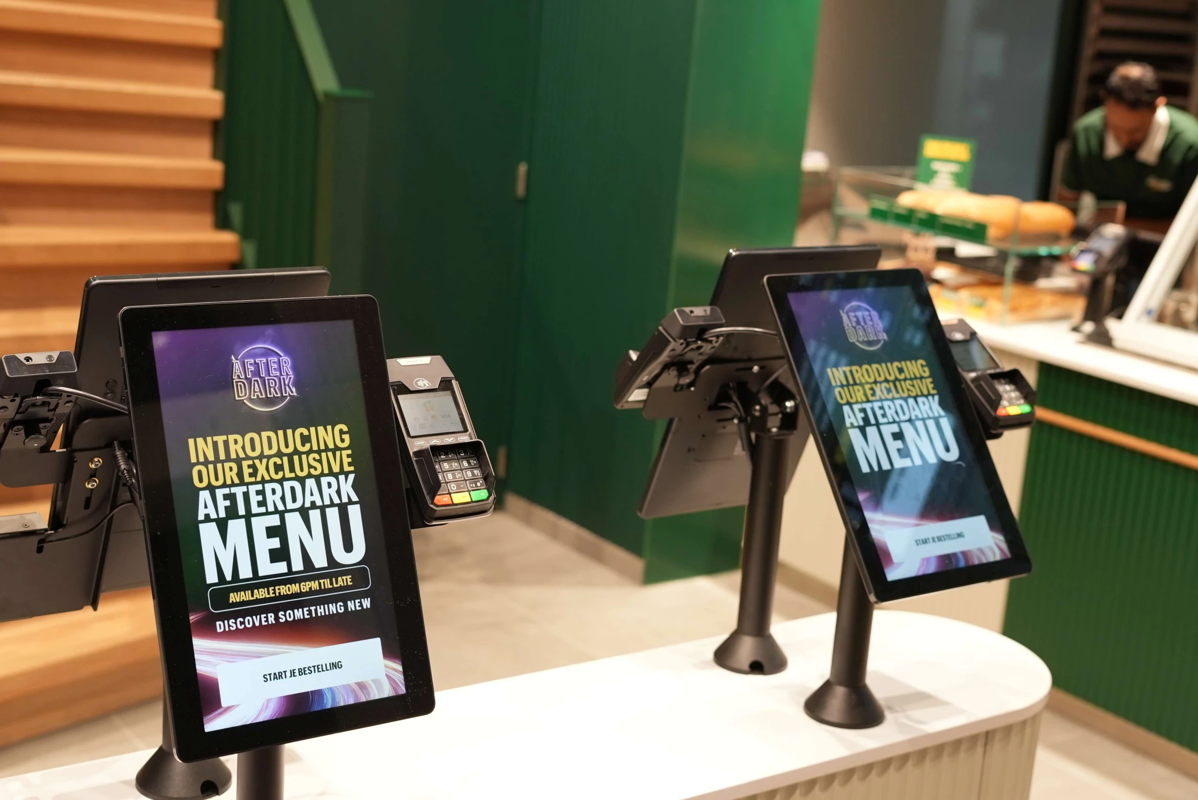 Subway's After Dark Kiosks The After Dark kiosks are being tested in the Netherlands.