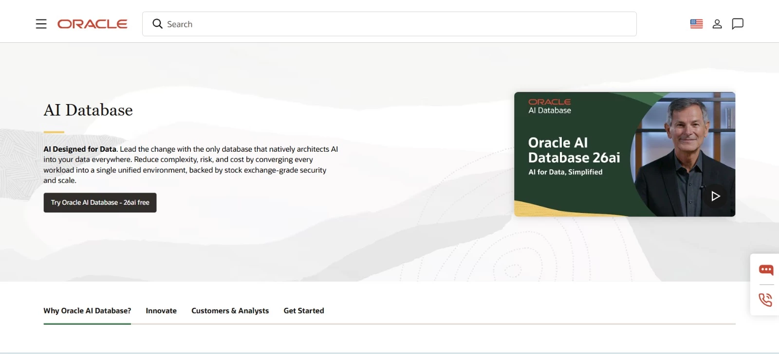 Oracle AI Database best database software homepage Oracle AI Database best database software homepage