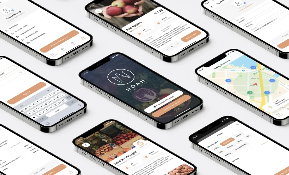 Noah app design Noah app design