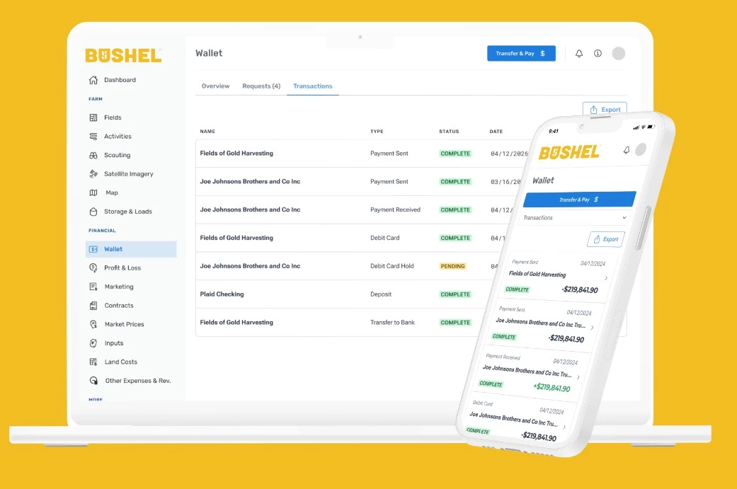 Bushell app design Bushell app design
