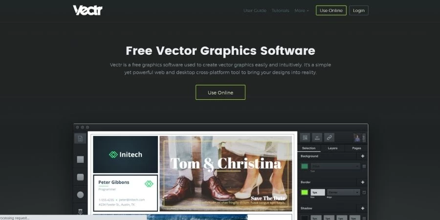 Vectr website