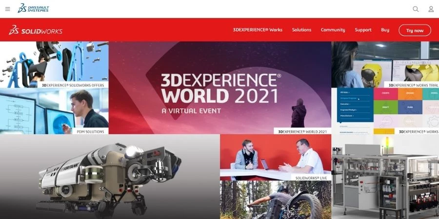 best-3D-printing-software-Solidworks Solidworks website