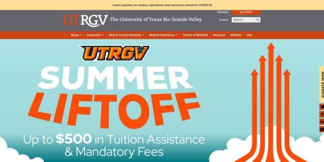 Top universities for design talent: The University of Texas Rio Grande Valley (UTRGV) 