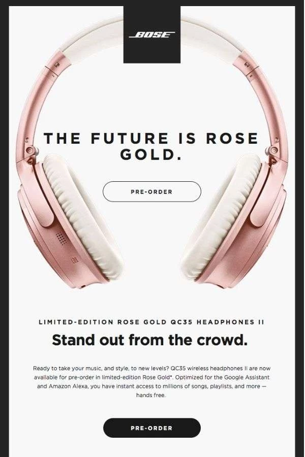 product-update-marketing-campaign-examples-Bose product update marketing campaign examples: Bose