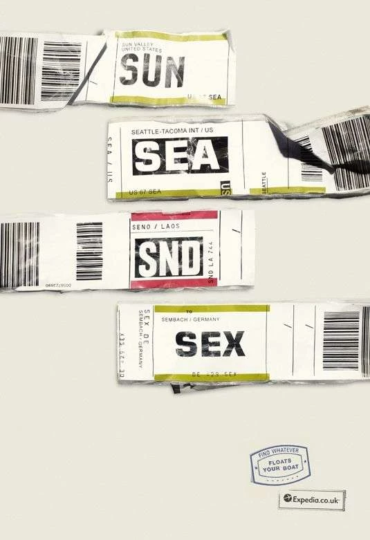 best magazine ad design: Expedia magazine print ad