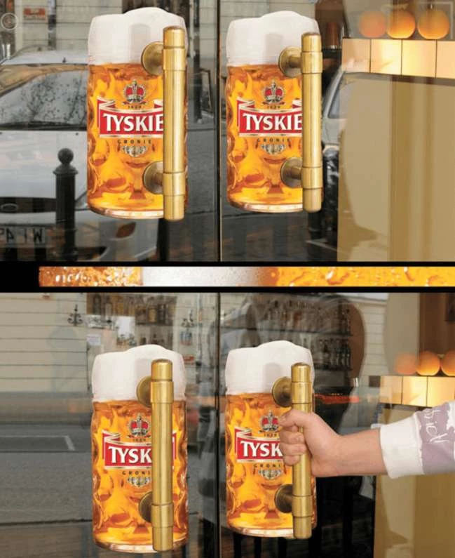 stealth-marketing-examples-Tyskie-Beer Tyskie Beer advertisement