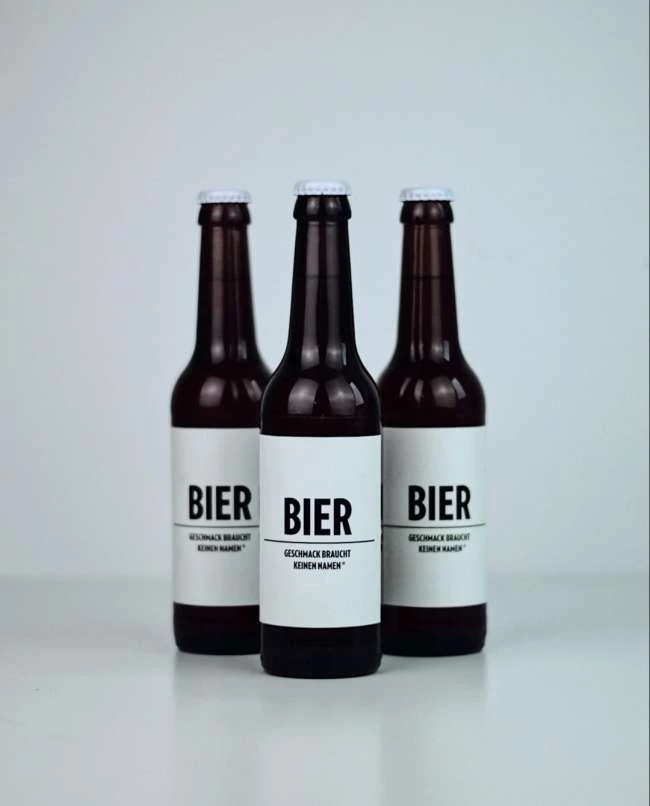 beer bottle label design