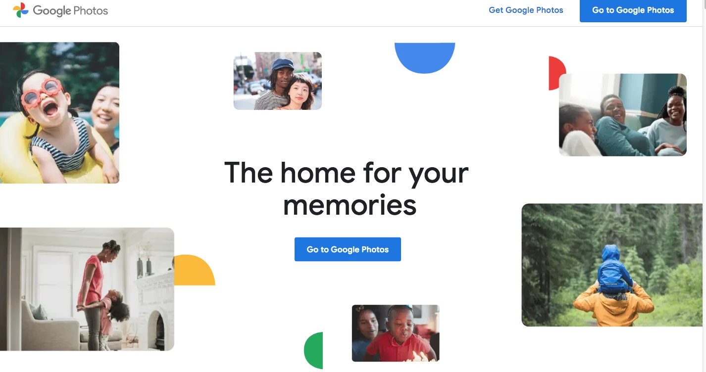 best photo management software – Google Photos best photo management software: screenshot of Google Photos homepage