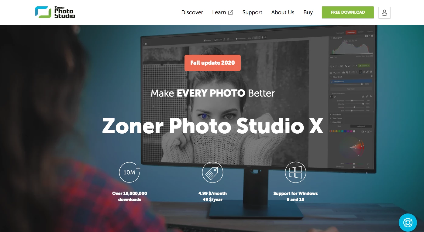 best photo management software – Zoner best photo management software: screenshot of Zoner homepage