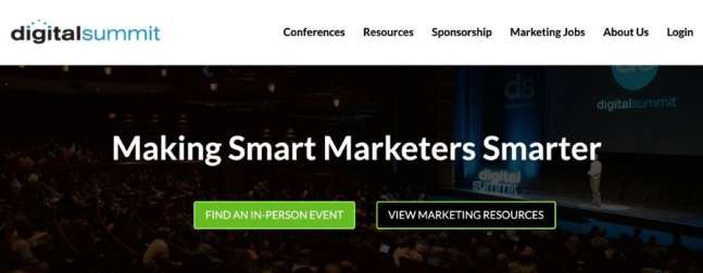 digital-marketing-conferences-digital-summit digital marketing conference digital summit website screenshot