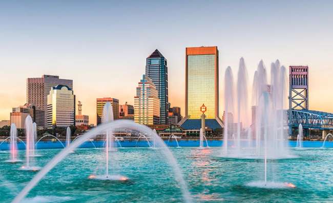 View of Jacksonville’s business district​