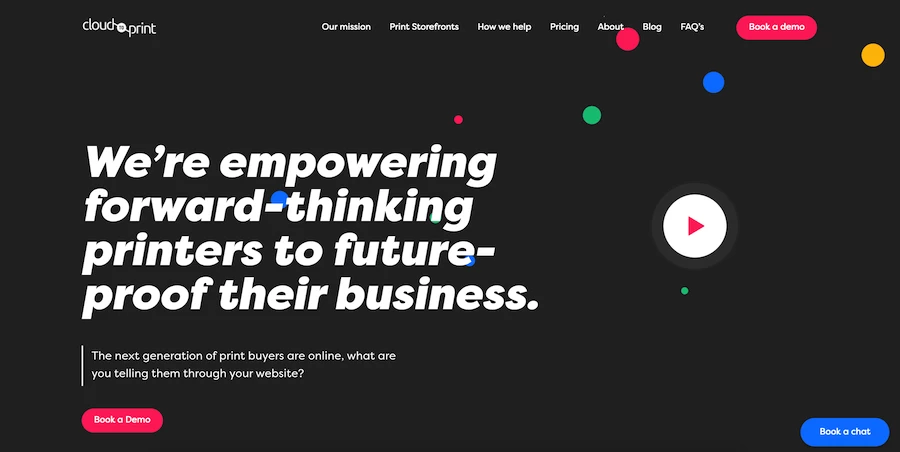 Cloud to Print top innovative website
