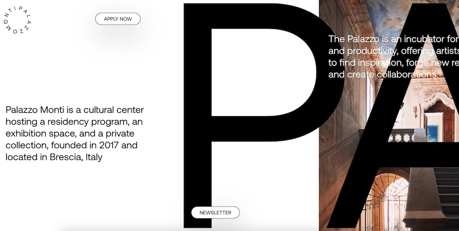 Palazzo Monti best educational website designs