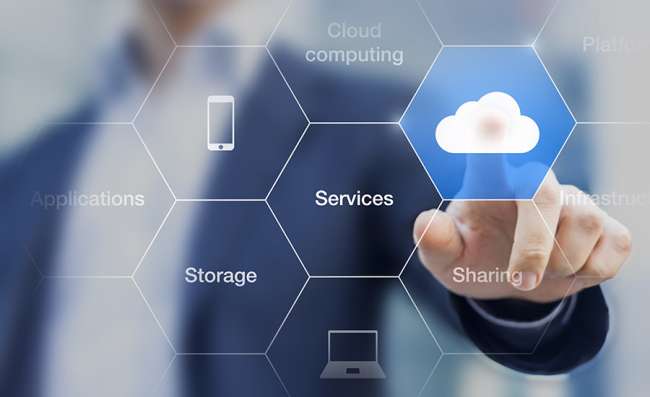 Digital concept abour cloud consulting services