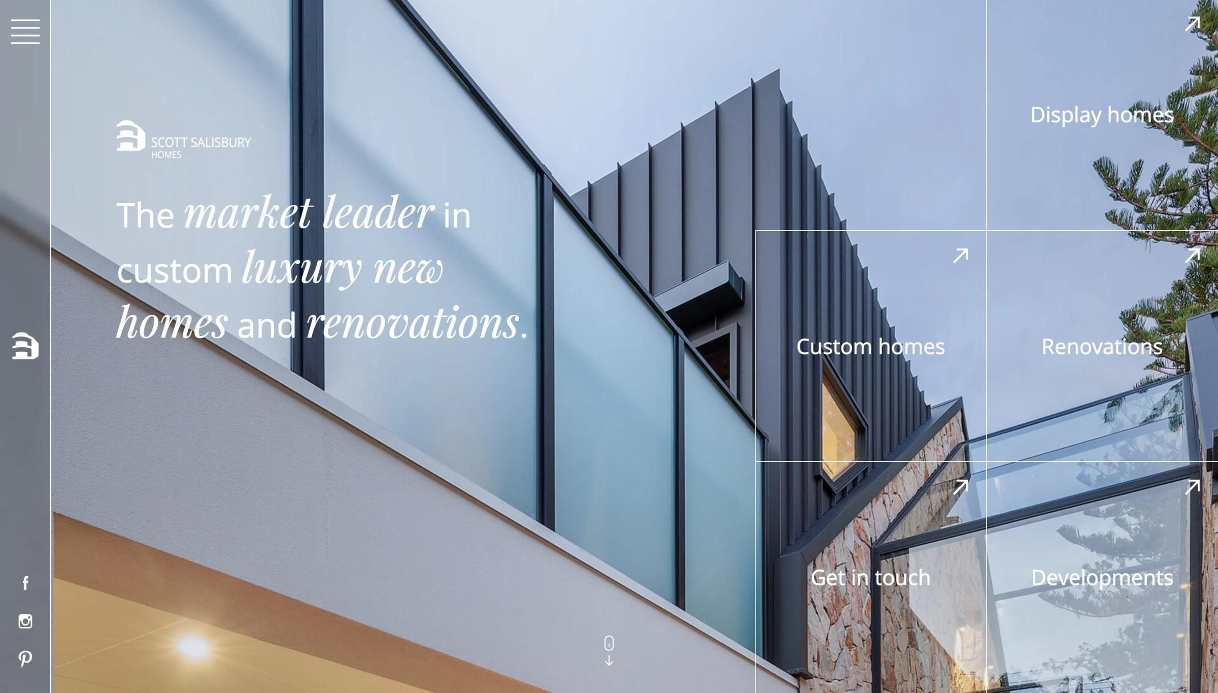 Scott Salisbury Homes real estate website design real estate web designs