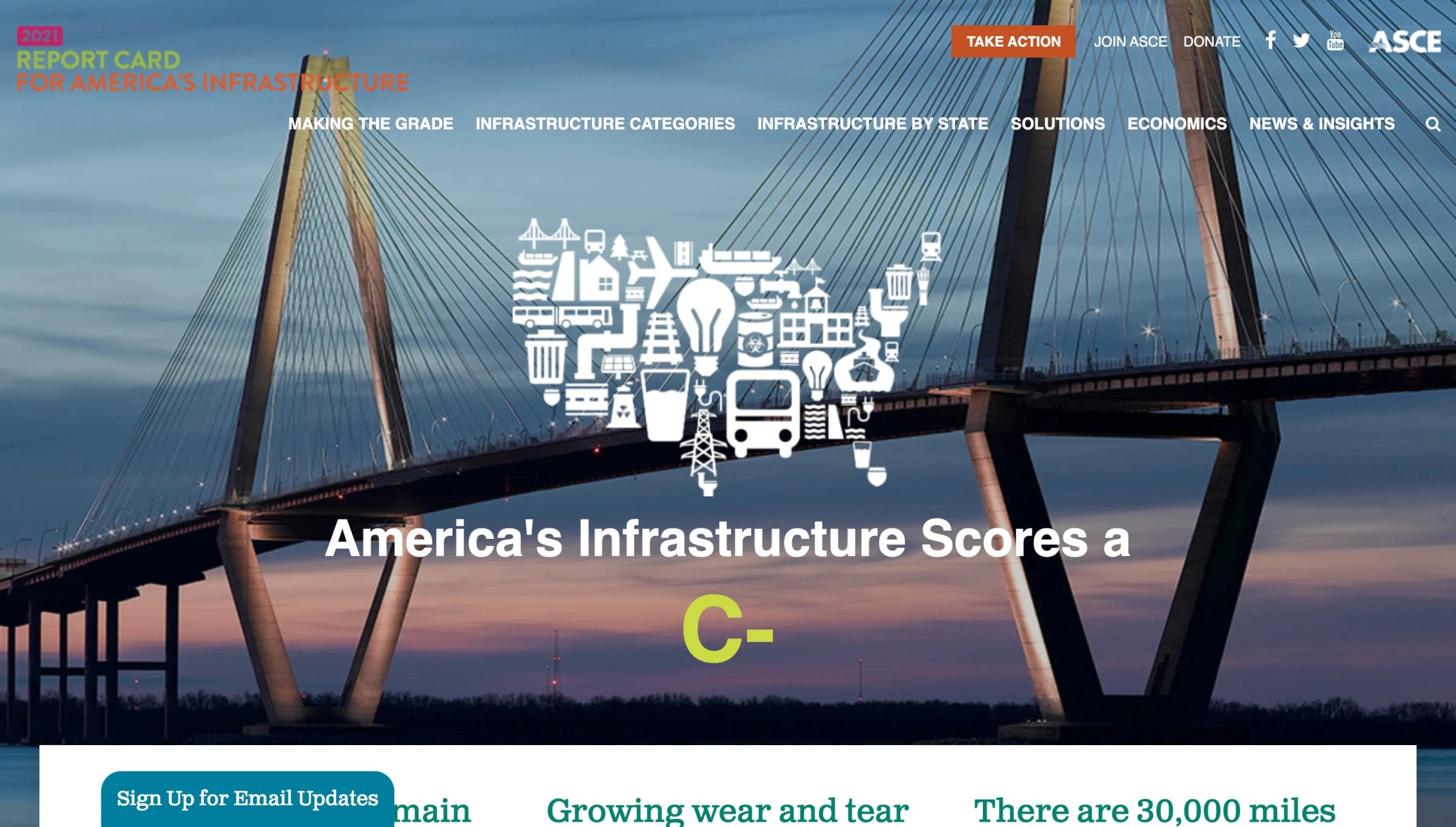 ASCE website design
