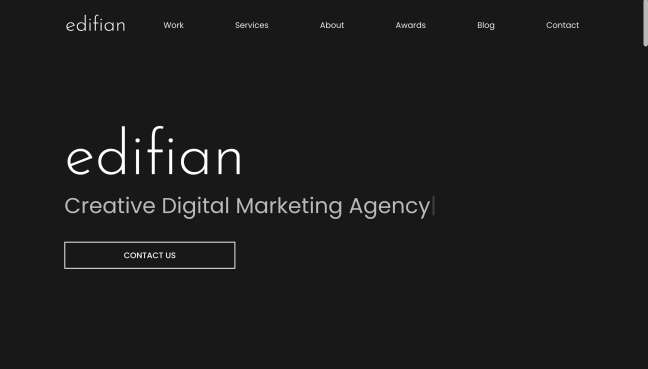 Edifian web design