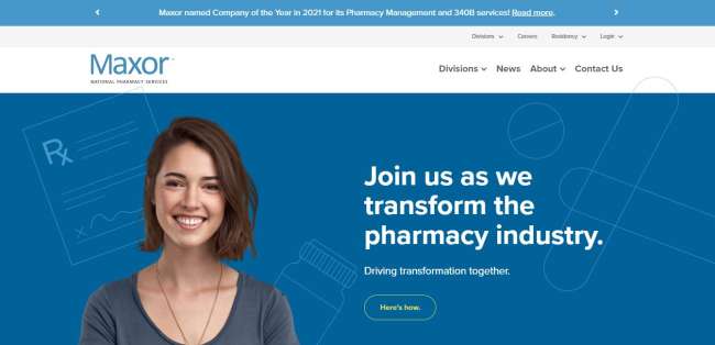 Maxor web design holistic health websites