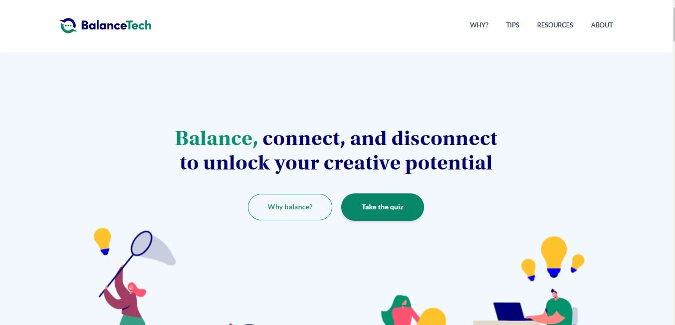 BalanceTech web design natural health websites