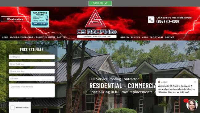 construction company websites