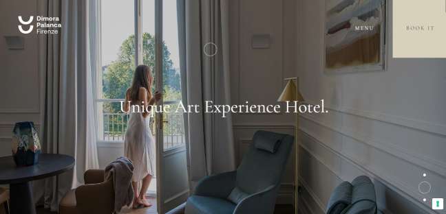 Dimora Palanca Firenze website design