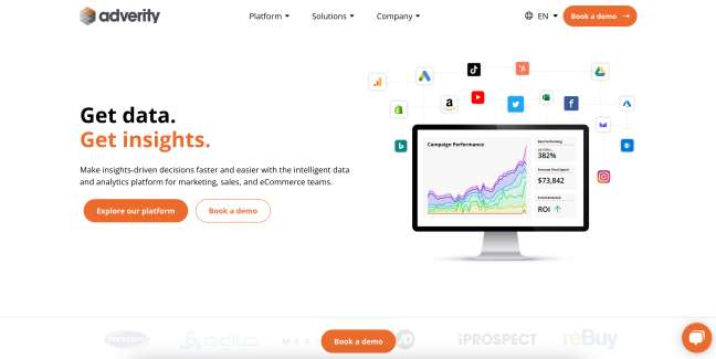 Adverity Marketing Analytics Tools