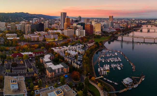 Portland skyline​, Oregon