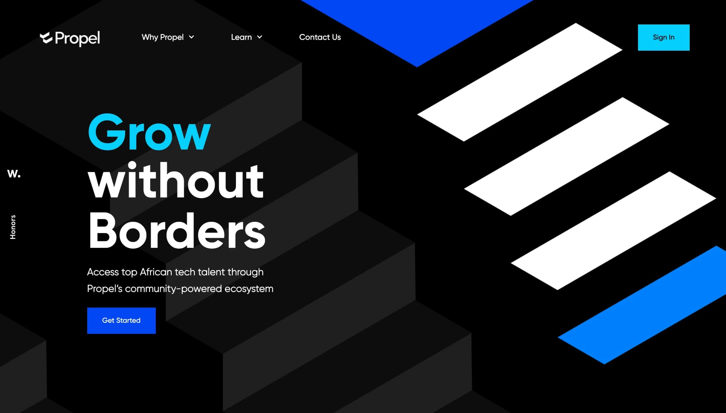 Propel by Check DC dynamic website example