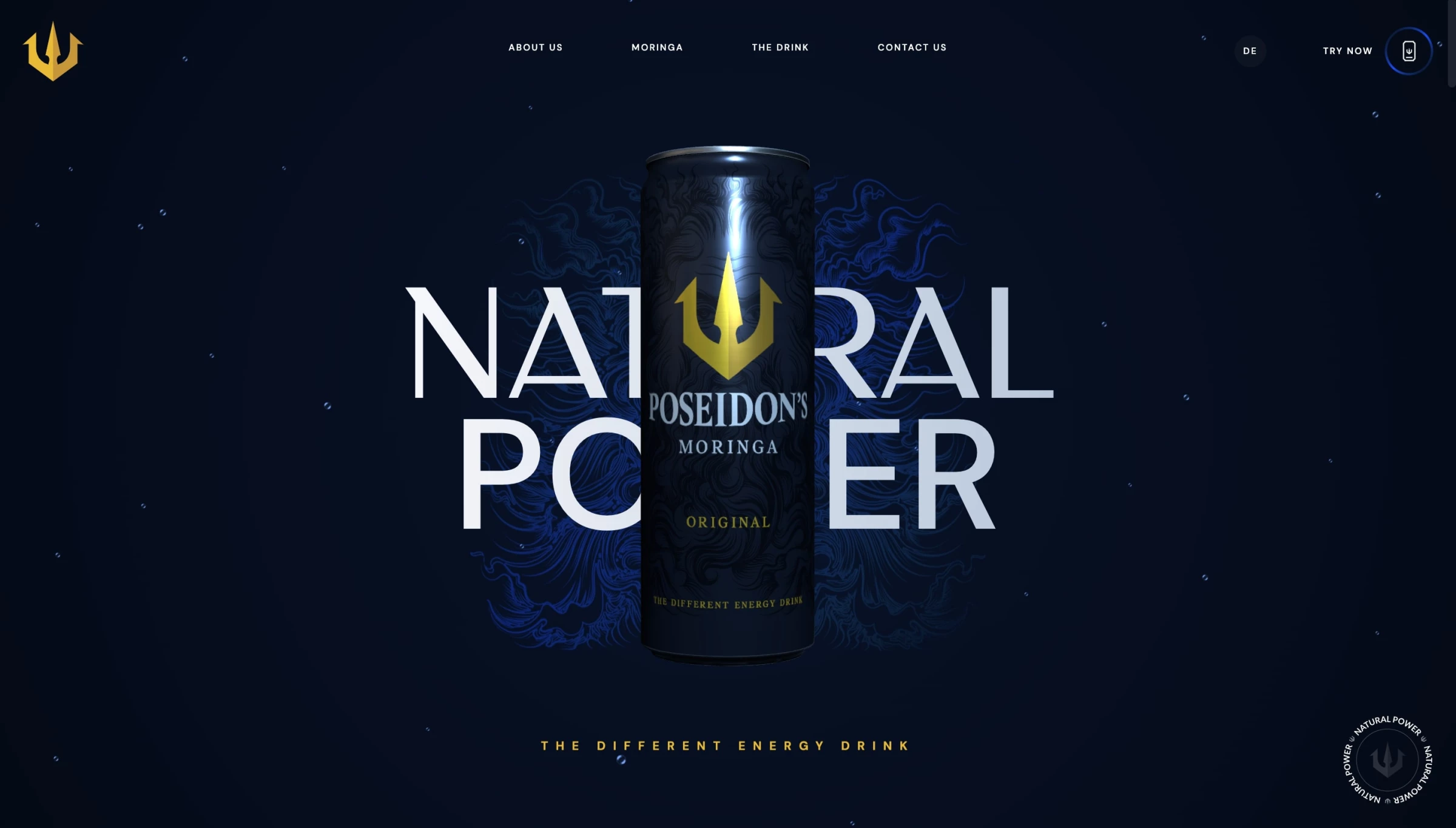 Poseidon's Moringa by Digital Present dynamic website designs