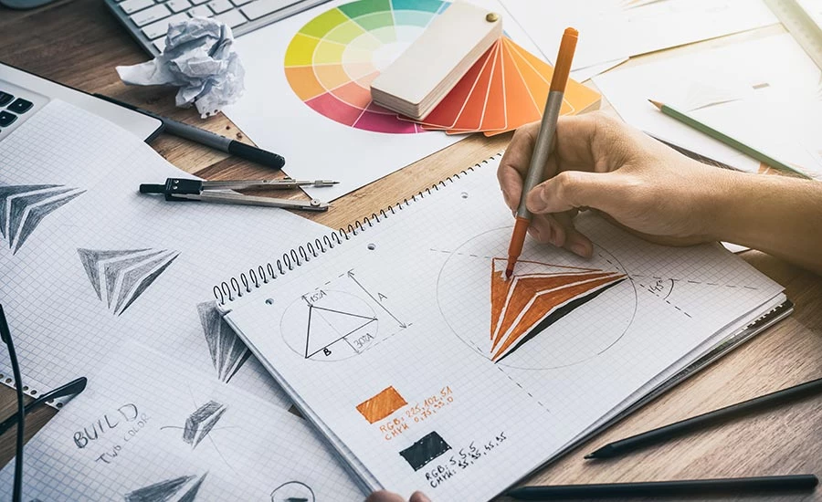 Using a Mobile App to Design a Logo