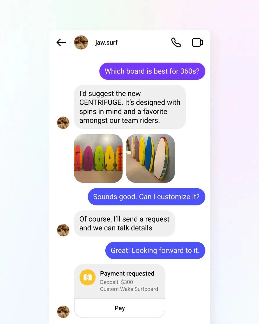 Instagram DM shopping tool