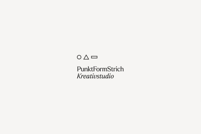 PunktFormStrich logo design