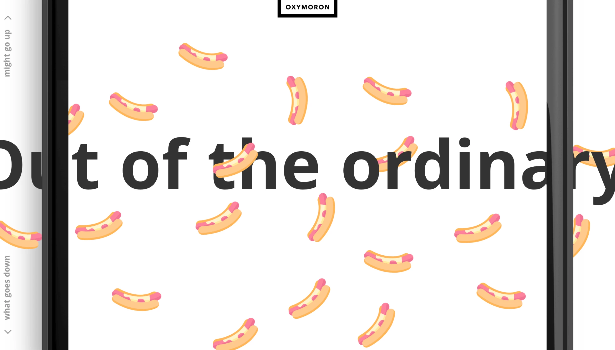 Oxymoron Oxymoron scrollable website