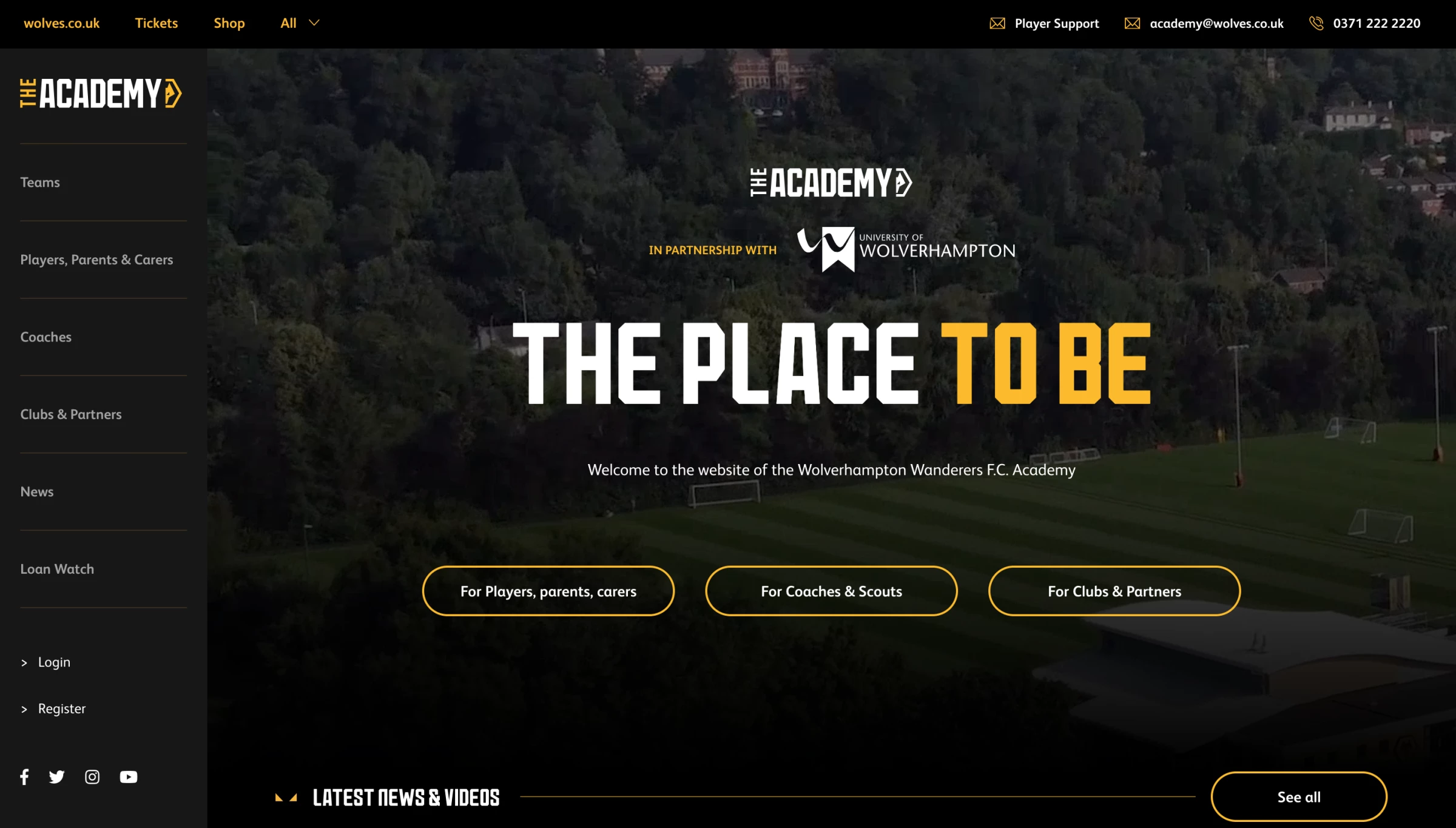 Wolves F.C. Academy sporty designs