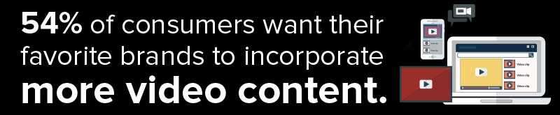 Video Marketing 54% Consumers Want More Video Content Video Marketing 54% Consumers Want More Video Content
