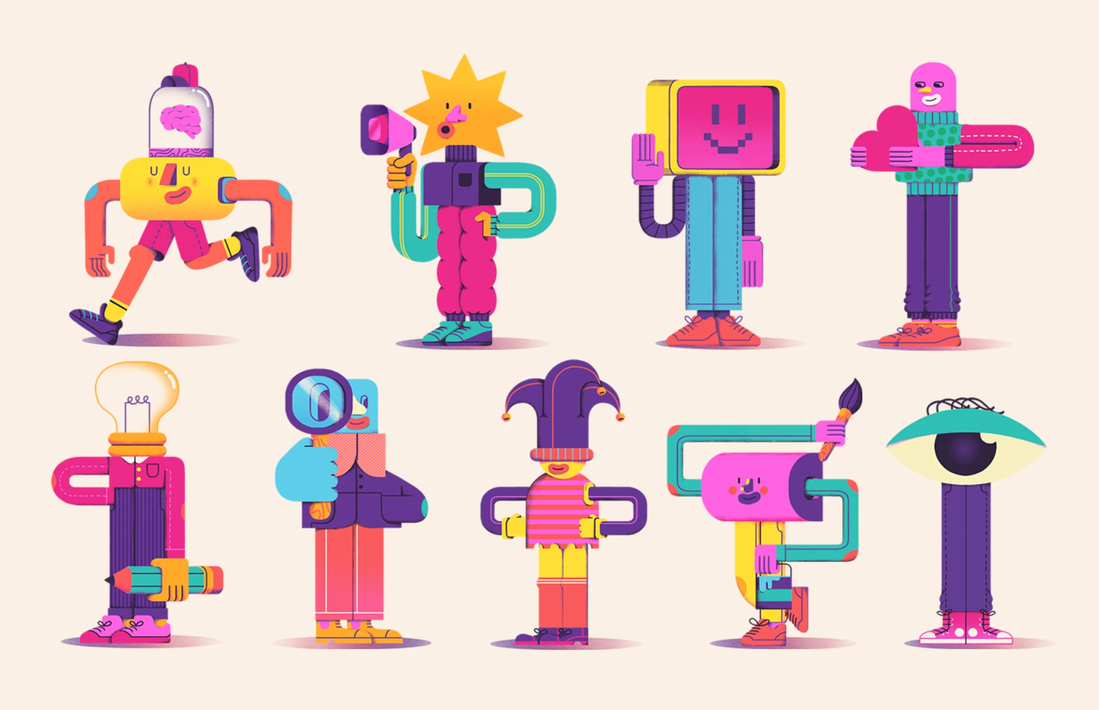Nowall School - Universo Visual by Henrique Petrus Best Mascot Design Ideas